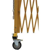 Barri&egrave;re extensible, 84" h x 20' lo, Jaune Cam Industrial