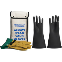 Ensemble de gants en caoutchouc pour l'&eacute;lectricit&eacute; de classe 2, 9, 14" lo, 37 cal/cm², NFPA 70E Cam Industrial
