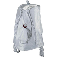 Heat Reflective Hood with Clear Gold Window Cam Industrial