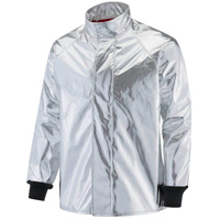 Heat Reflective Coat, 2X-Large, Aluminized PBI Kevlar&reg; Cam Industrial