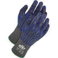 Deny&reg; Coated Cut-Resistant Food Contact Gloves, Size 8, 7 Gauge, Silicone Coated, HPPE Shell, ASTM ANSI Level A9/EN 388 Level F Cam Industrial