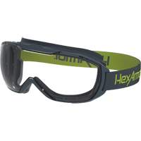 MX500 Safety Goggles, Clear Lens, Anti-Fog/Anti-Scratch, Indirect Vent Cam Industrial
