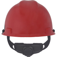 Casque sp&eacute;cialis&eacute; V-Gard, Suspension Rochet, Noir/Rouge Cam Industrial