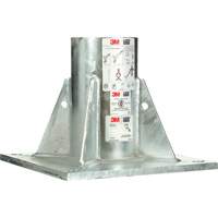 DBI-SALA&reg; Confined Space Floor Mount Base, Galvanized Cam Industrial