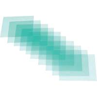 Prot&egrave;ge-lentille interne pivotant - paquet de 10 Cam Industrial