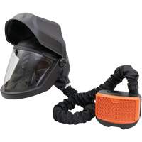 Visi&egrave;re rabattable PEAKAIR DEFENDER & ensemble de souffleur X90VX, Respirateur &agrave; masque/Masque de soudage, Pile Lithium-ion Cam Industrial