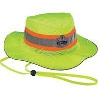 GloWear 8935 Ranger Sun Hat, Small/Medium, High Visibility Lime-Yellow, Polyester Cam Industrial