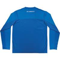 Chill-Its 6689 Cooling Long Sleeve Sun Shirt with UV Protection, Blue, Small Cam Industrial