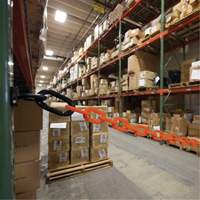 Ensemble de barri&egrave;re &agrave; chaîne magn&eacute;tique pour l'entrep&ocirc;t, Orange Cam Industrial