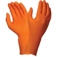 Gants jetables TOUCHNTUFF 93-800, 6,5/7, Latex/N&eacute;opr&egrave;ne/Nitrile, 23,6-mils, Sans poudre, Orange Cam Industrial