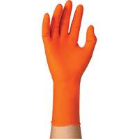 Gants jetables TOUCHNTUFF 93-800, 6,5/7, Latex/N&eacute;opr&egrave;ne/Nitrile, 23,6-mils, Sans poudre, Orange Cam Industrial