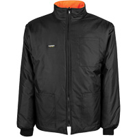 Manteau haute visibilit&eacute; 7-en-1, Polyester, Orange haute visibilit&eacute;, T-petit Cam Industrial
