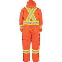 High-Visibility Lined Canvas Overalls, Small, High Visibility Orange Cam Industrial