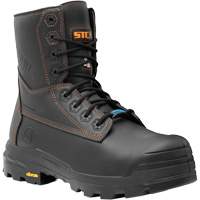 Metpro Flex Work Boots with Metguard, Leather, Size 4, Impermeable Cam Industrial