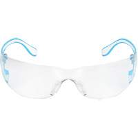 Adapt Lite Blue/White Safety Glasses, Clear Lens, Anti-Fog/Anti-Scratch, ANSI Z87+/Meets/Exceeds CSA Z94.3 Cam Industrial
