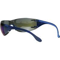 Adapt Lite Safety Glasses, Blue Mirror Lens, Anti-Fog/Anti-Scratch, ANSI Z87+/Meets/Exceeds CSA Z94.3 Cam Industrial