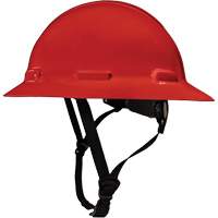 LIDGUARD&reg; Full Brim Hardhat with Chinstrap, Meets CSA Type 1, Ratchet Suspension, Vented Cam Industrial