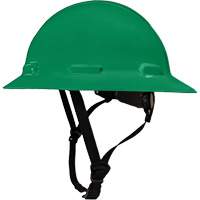 LIDGUARD&reg; Full Brim Hardhat with Chinstrap, Meets CSA Type 1, Ratchet Suspension, Vented Cam Industrial