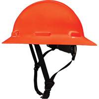 LIDGUARD&reg; Full Brim Hardhat with Chinstrap, Meets CSA Type 2, Ratchet Suspension, Vented Cam Industrial