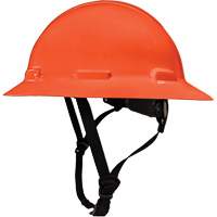 LIDGUARD&reg; Full Brim Hardhat with Chinstrap, Meets CSA Type 2, Ratchet Suspension, Vented Cam Industrial
