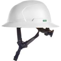 V-Gard H2&reg; Full Brim Safety Helmet, Ratchet Suspension, Non-Vented Cam Industrial
