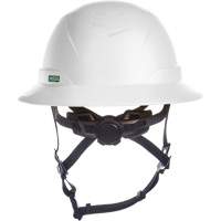 V-Gard H2&reg; Full Brim Safety Helmet, Ratchet Suspension, Non-Vented Cam Industrial