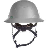 V-Gard H2&reg; Full Brim Safety Helmet, Ratchet Suspension, Non-Vented Cam Industrial