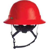 V-Gard H2&reg; Full Brim Safety Helmet, Ratchet Suspension, Non-Vented Cam Industrial