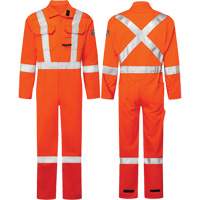 Combinaisons Avenger, 7 oz, Taille 36, Orange haute visibilit&eacute; Cam Industrial