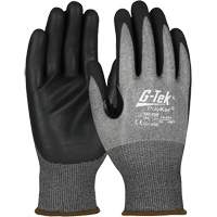 G-Tek&reg; Cut-Resistant Gloves with Touchscreen Capability, Size Small, 18 Gauge, Foam Nitrile Coated, PolyKor&reg; Shell, ASTM ANSI Level A4/EN 388 Level D Cam Industrial