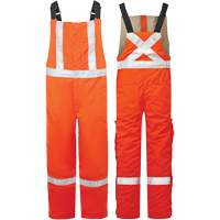 Salopette isol&eacute;e haute visibilit&eacute; de 9 oz Avenger, style 525, Hommes, T-petit, Orange Cam Industrial