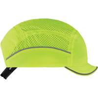 Casque l&eacute;ger de style casquette Skullerz 8955 avec micro-bordure, Vert lime haute visibilit&eacute; Cam Industrial