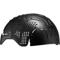 Casque l&eacute;ger de style casquette Skullerz 8955 avec micro-bordure, Vert lime haute visibilit&eacute; Cam Industrial