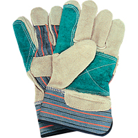 Gants d'ajusteur avec paume double, Grand, Paume en Cuir de vache refendu, Doublure en Coton Cam Industrial