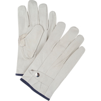 Standard-Duty Ropers Gloves, X-Large, Grain Cowhide Palm Cam Industrial