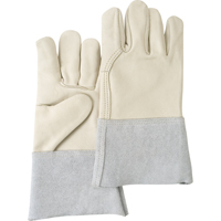 Gants de travail d'usage standard, Grand, Paume en Cuir fleur de vache Cam Industrial