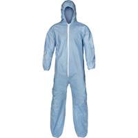 Pyrolon&reg; Plus 2 FR Coveralls, Small, Blue, FR Treated Fabric Cam Industrial