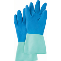Protector Gloves, Size 2X-Large/10/10.5, 13" L, Nitrile, Flock-Lined Inner Lining, 28-mil Cam Industrial