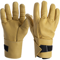 Vibration Protective Air Glove<sup>®</sup>, Size X-Small, Grain Leather Palm SR338 | Cam Industrial