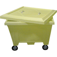 Extra Large Tote with 4" Wheels, 223 US gal. Capacity SR411 | Cam Industrial