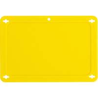 Blank Valve Tag, Plastic, 4-3/4" W x 3-1/4" H Cam Industrial