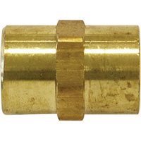 Female Hex Nipple, Brass Cam Industrial