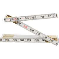 R&egrave;gle Red End Two Way, 6' lo, Bois, Graduations de 1/16" Cam Industrial
