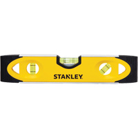 Shock-Resistant Torpedo Level, 9" L, Aluminum, 3 Vials, Magnetic Cam Industrial