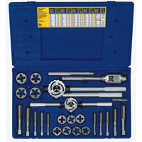 Hanson&reg; Metric Tap & Hex Die Set, 25 Pieces Cam Industrial