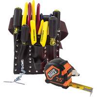 Electricians Tool Set, Leather, White Cam Industrial