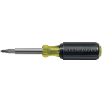 10-in-1 Screwdriver / Nutdriver, 7-3/4" L, Cushion Grip Handle Cam Industrial