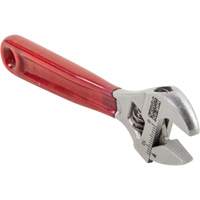 Adjustable Wrench, 4-1/2" L, 1/2" Max Width, Chrome/Polished Cam Industrial