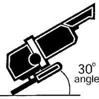 Meule rapide A24N, 6" x 1/4", Arbre 7/8", Oxyde d'aluminium, Type 27 Cam Industrial