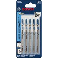 Lames de scie sauteuse, Acier rapide, Tige en T, 4" lo, 8 dents par pouce Cam Industrial